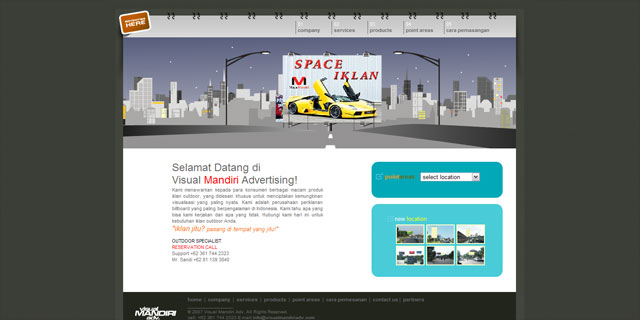 Visual Mandiri Advertizing